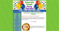 Desktop Screenshot of ecpartyrentals.com